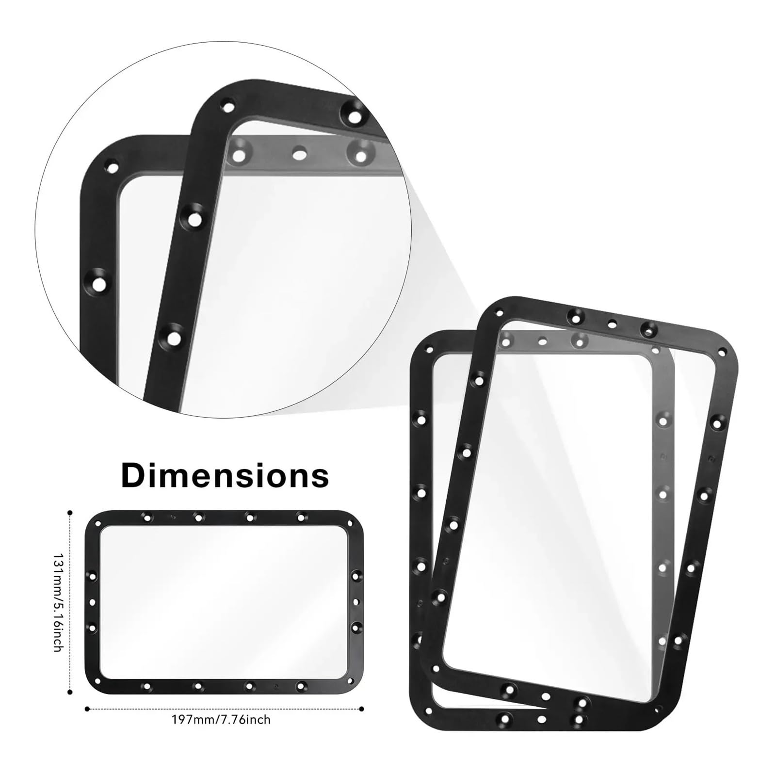 Pellicola FEP 2 pezzi compatibile for Photon Mono 2 Mono 4 | Design integrato, Sostituzione rapida, Mono 4 Ultra fit, Pellicola del serbatoio in resina(4PCS)