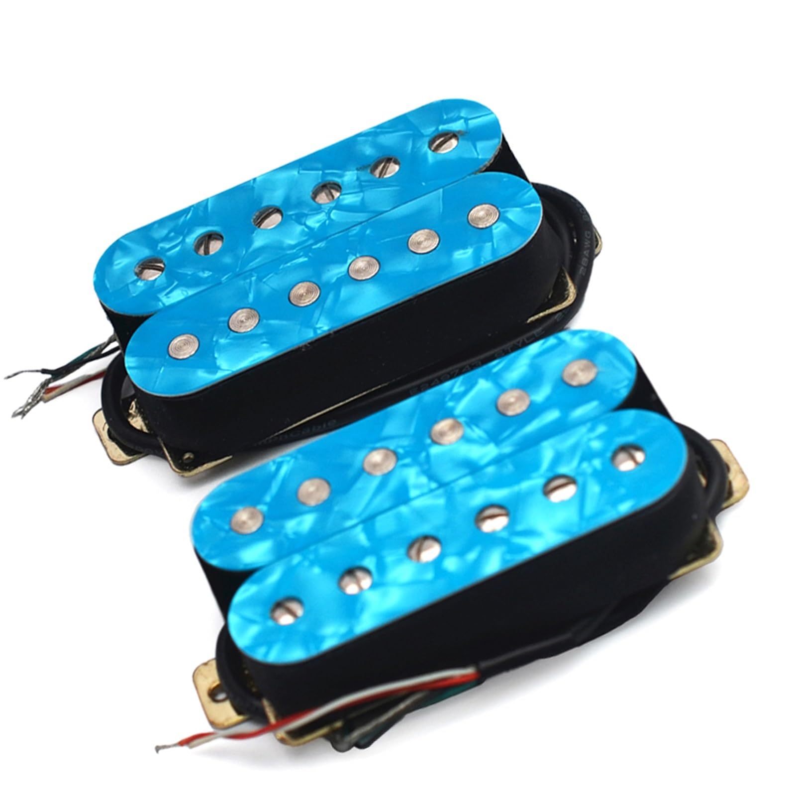 Pickup Gitary Elektrycznej 6-strunowa gitara elektryczna Humbucker regulowana śruba podwójna cewka cewka gitarowa rozdzielająca przetwornik(Neck and Bridge)