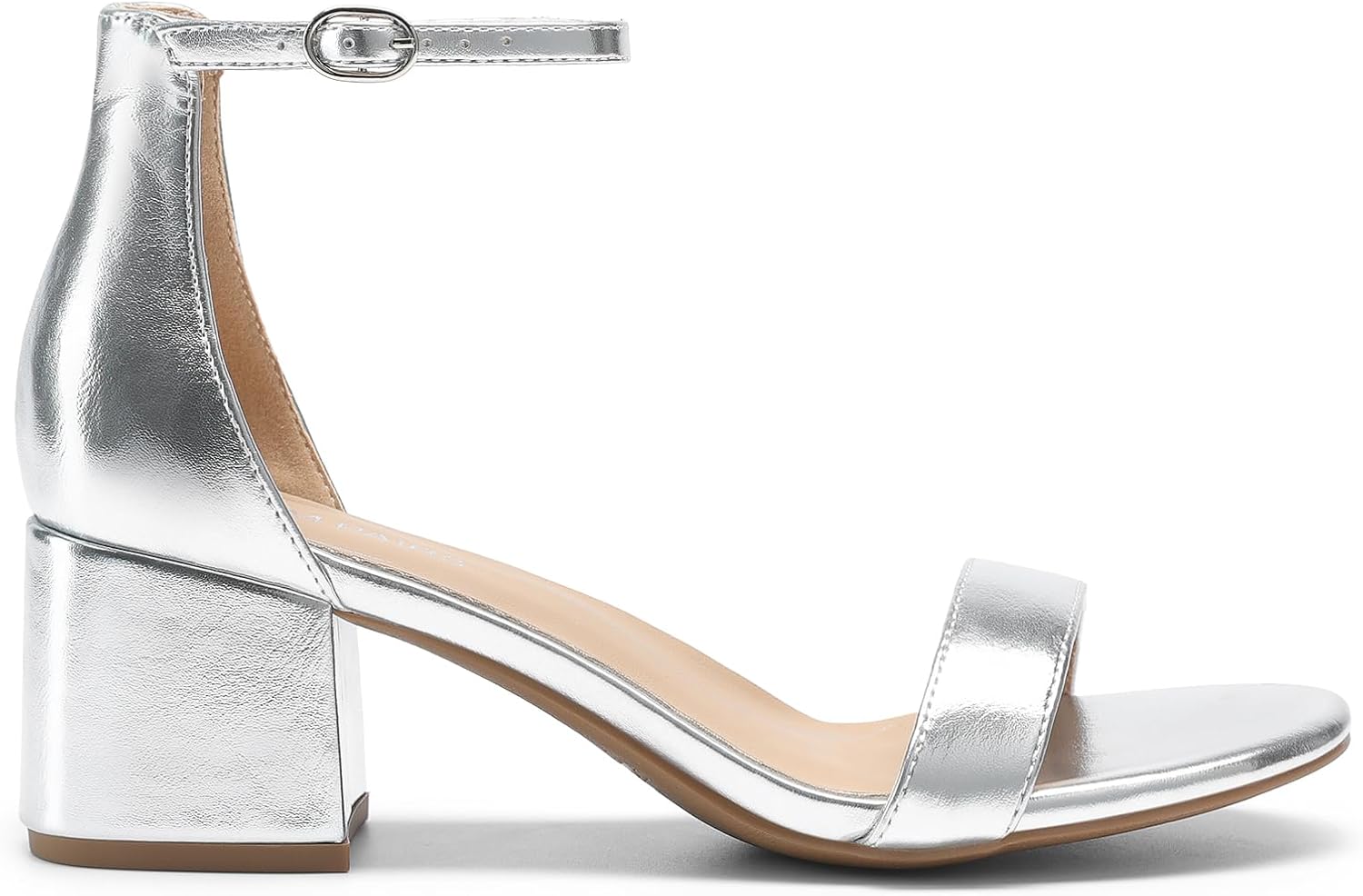 DREAM PAIRS Womens Low-Chunk Low Heel Pump Sandal - Image 3