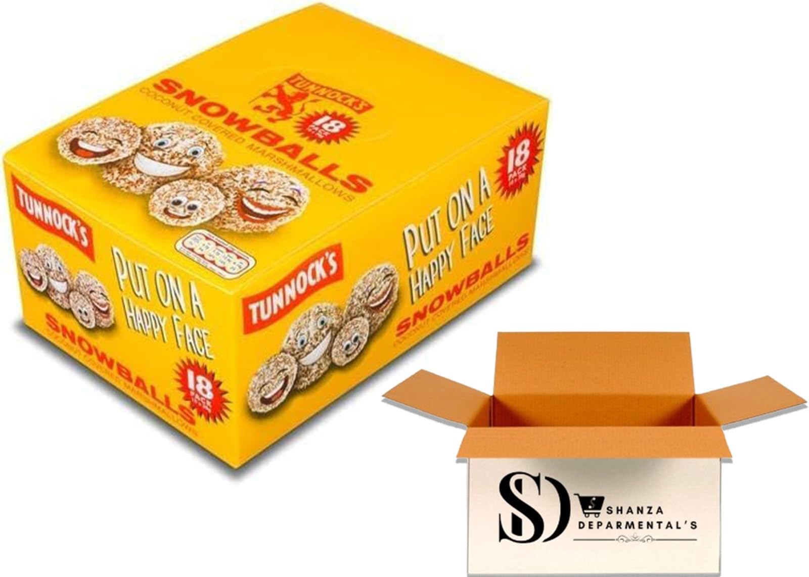 Tunnocks Snowballs - 18 Pack 30g Each