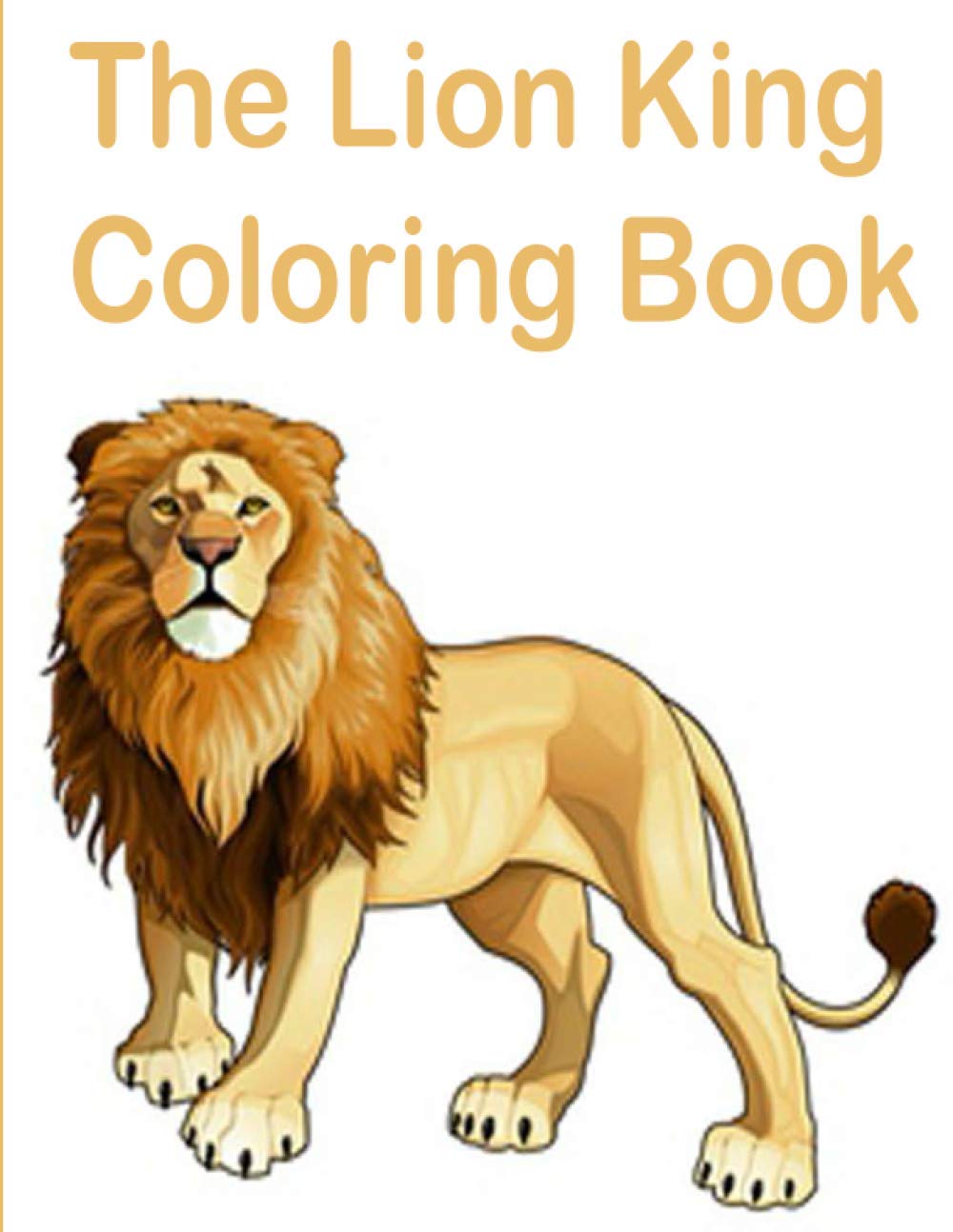 lion king coloring book pages