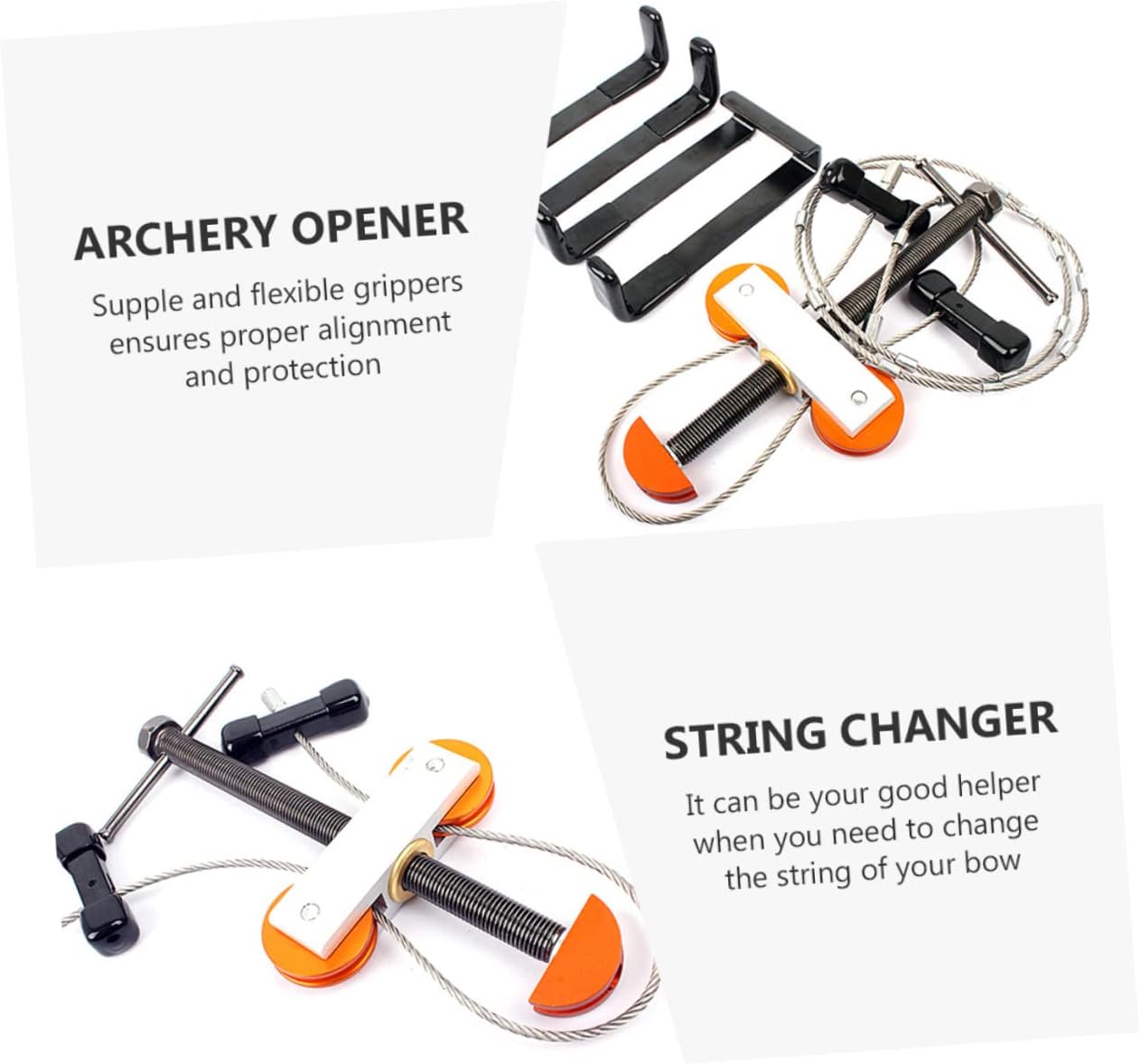 1set Tool Accessory for Easy String Replacement Compact Design for Recurve and Traditional Bows Lightweight and Portable Maintenance Equipment