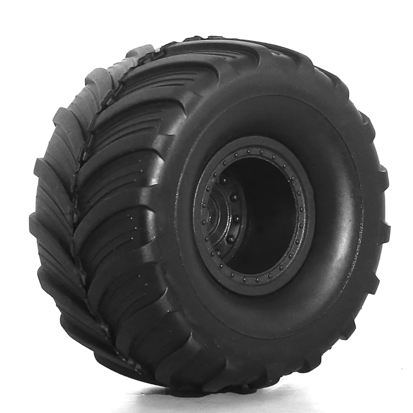 Neumáticos Coche RC para TRX4M para FMS para FCX24 para Axial para SCX24 AX24 1/18 1/24 Juego De 4 Llantas De 52 Mm Y 1 Pulgada para Monster Truck Piezas De Mejora para Coche RC Crawler(White)