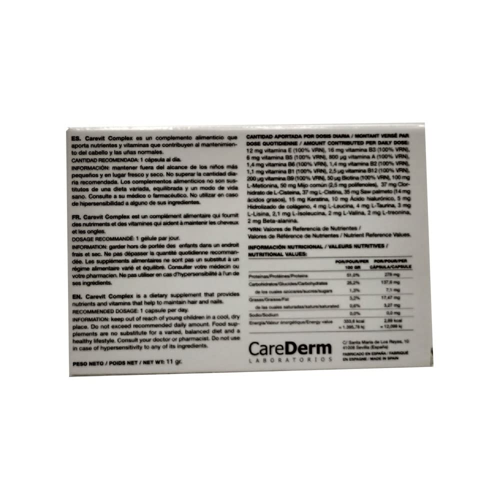 CAREVIT COMPLEX 20 CAPSULAS