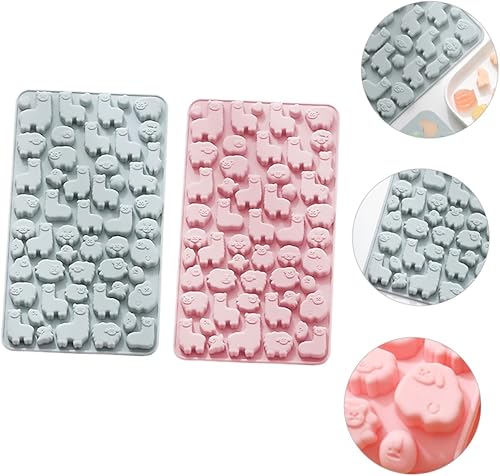 Miniatura 3 de 2 moldes de silicona para hornear de alpaca, moldes de chocolate para bricolaje, moldes para dulces con forma de animal para uso doméstico