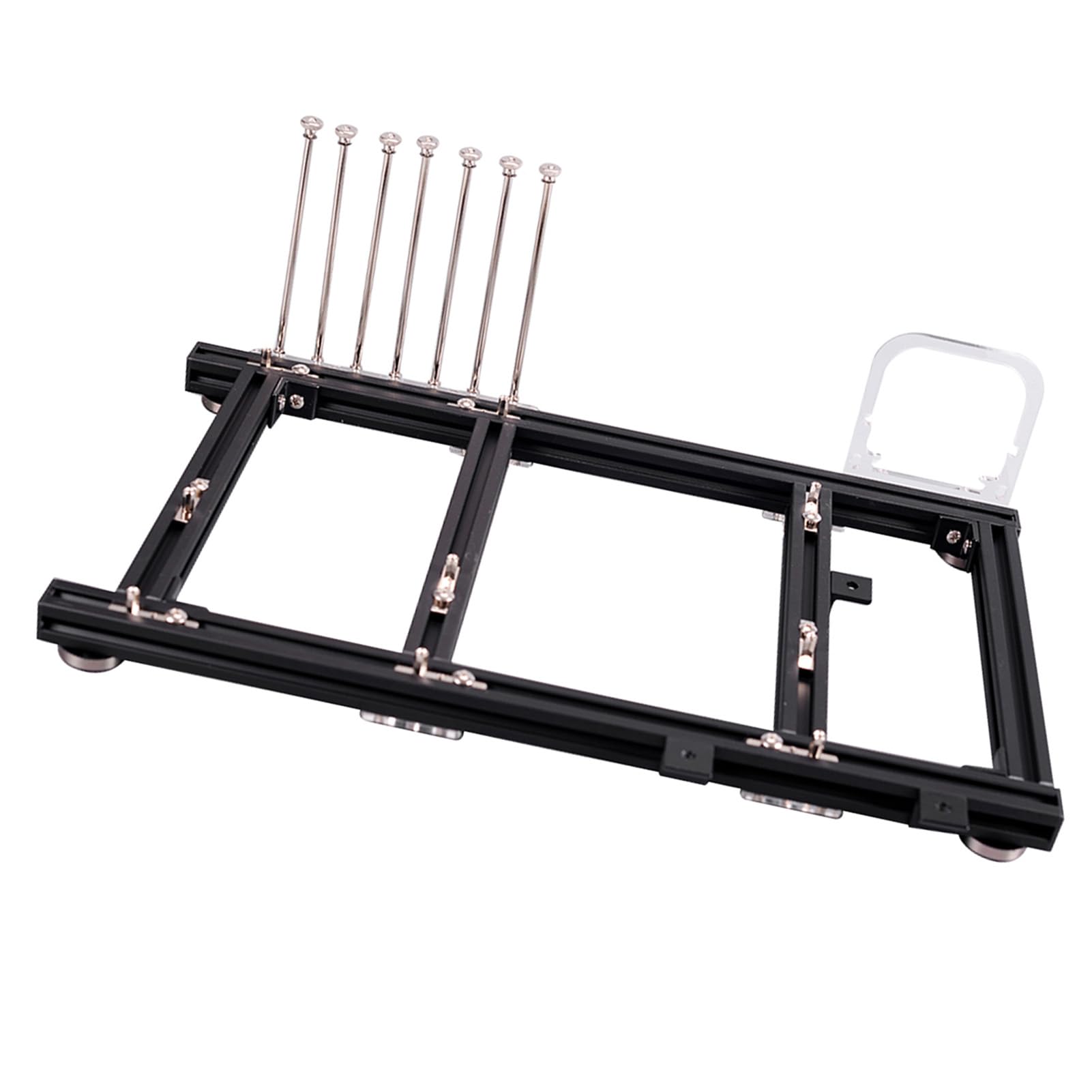 Caja de computadora ATX de aleación de Aluminio de Marco Abierto para Bricolaje, Banco de Pruebas Barebone para overclocking, chasis de PC liviano y apilable con excelente
