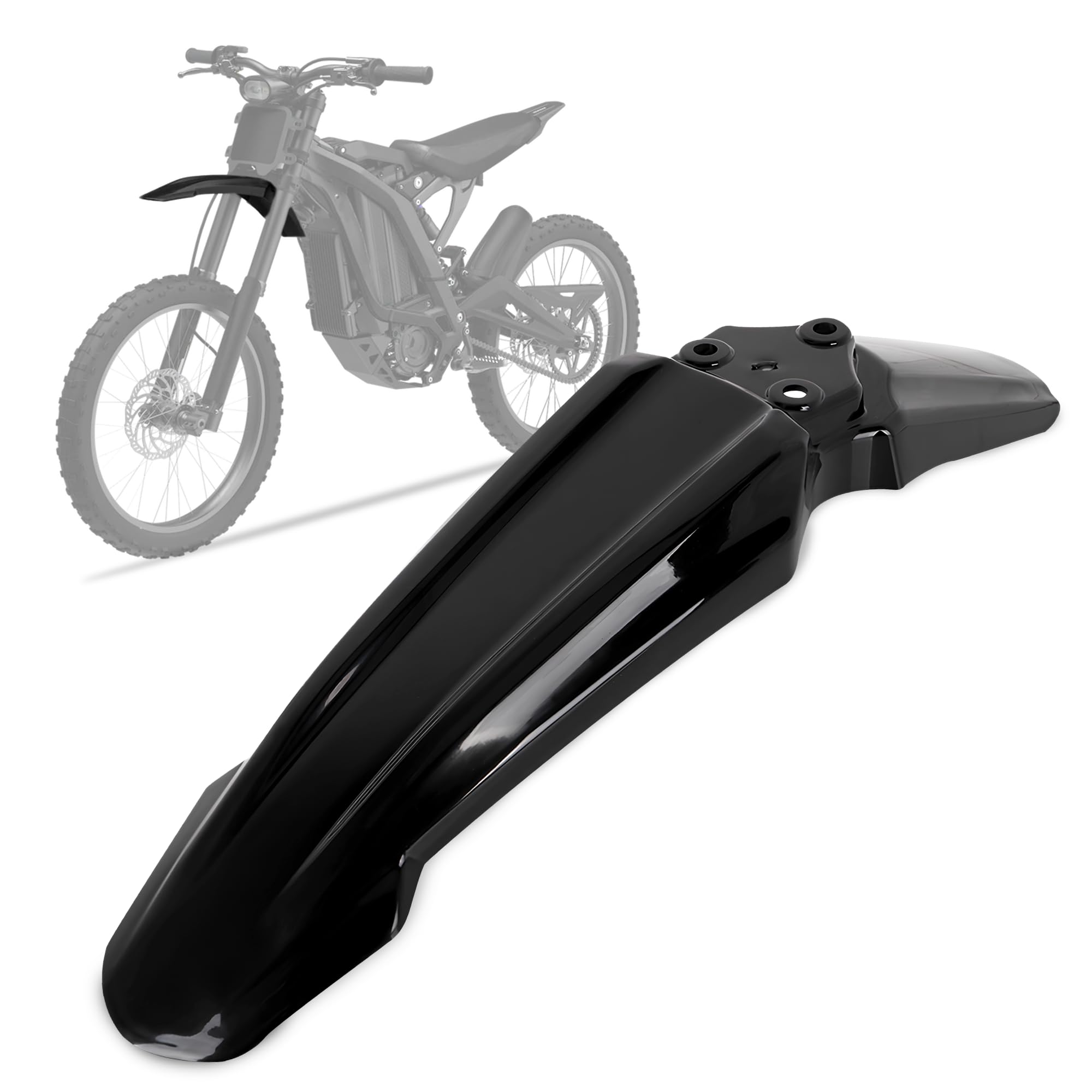 Garde-boue avant de moto pour Surron Sur Ron Light Bee S/X X160 X260, garde le cadre et le conducteur propres