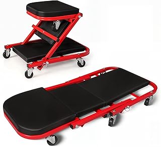 LIODUX 2-in-1 Triplex Folding Creeper