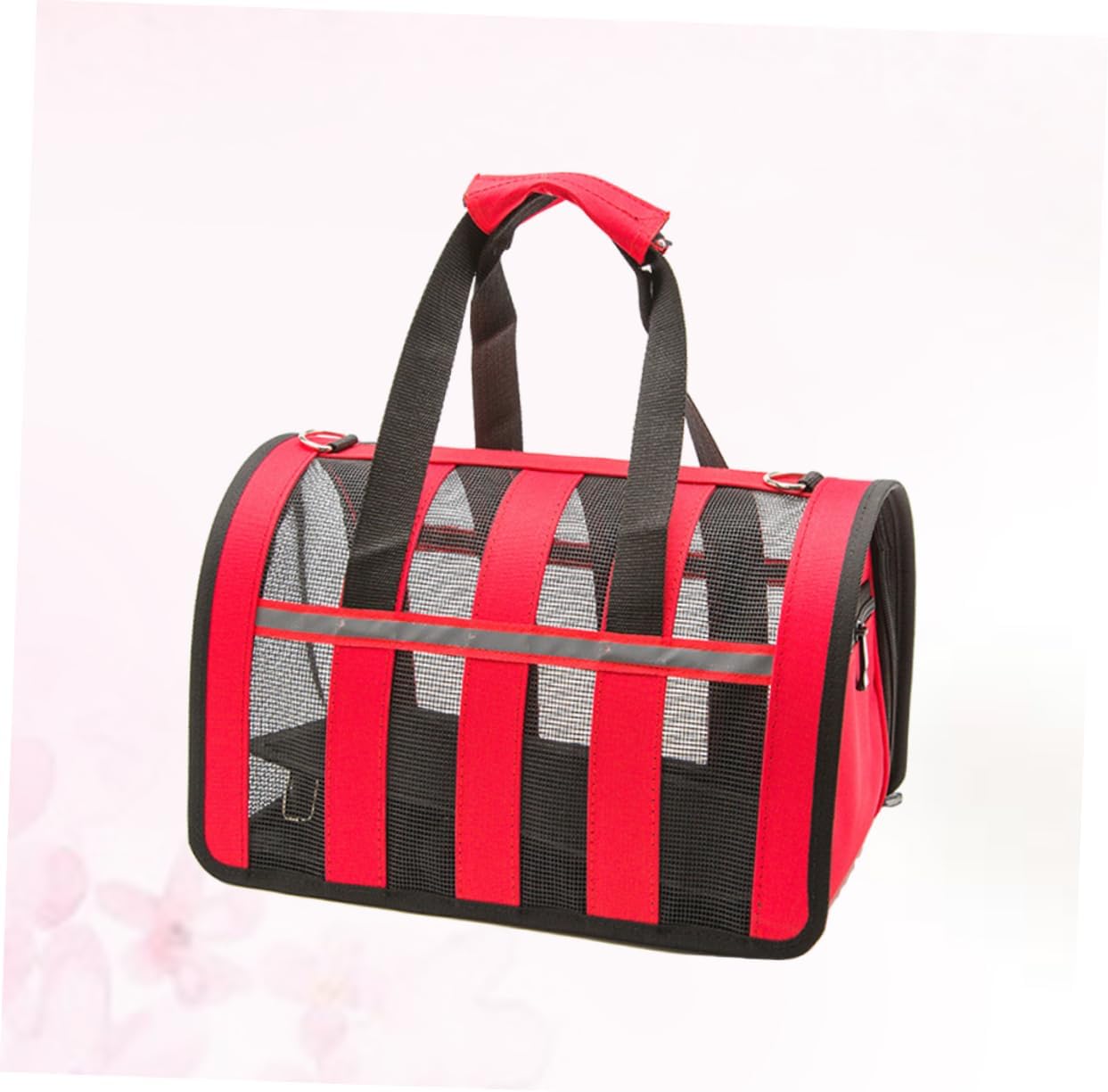 Kisangel Dog Handbag Carrier Pet Outing Bag Foldable Tote Bag Breathable Mesh Pet Carrier Dog Cat