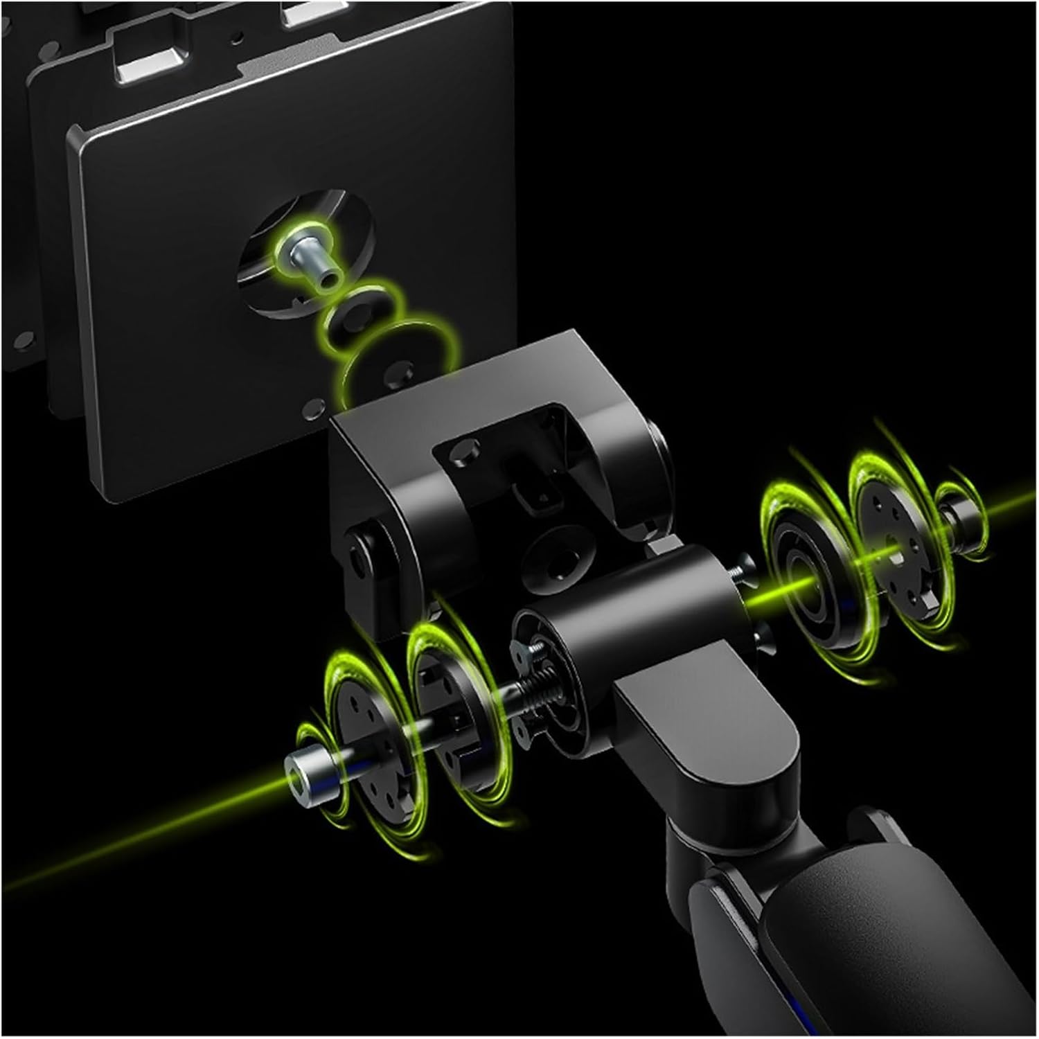 E-Sports Monitor Stand Mechanical Cantilever Computer Screen Pneumatic Lift Rotating Base T18 Load-Bearing 15KG