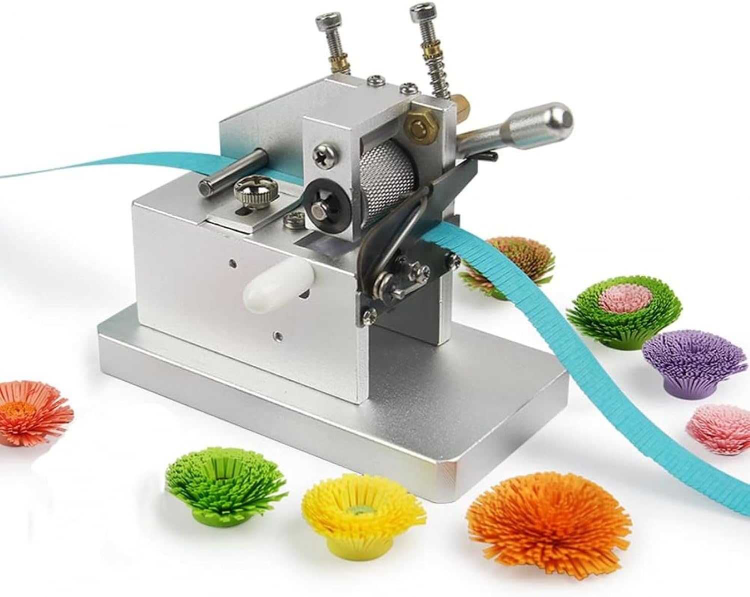 Manual Paper Quilling Mchine 0.3~4mm Width Adjustable, DIY Paper Quilling Auxiliary Kit with DIY Roller Quilting Tools & Paper Quilling Pen,DIY Manual Paper Quilling Machine