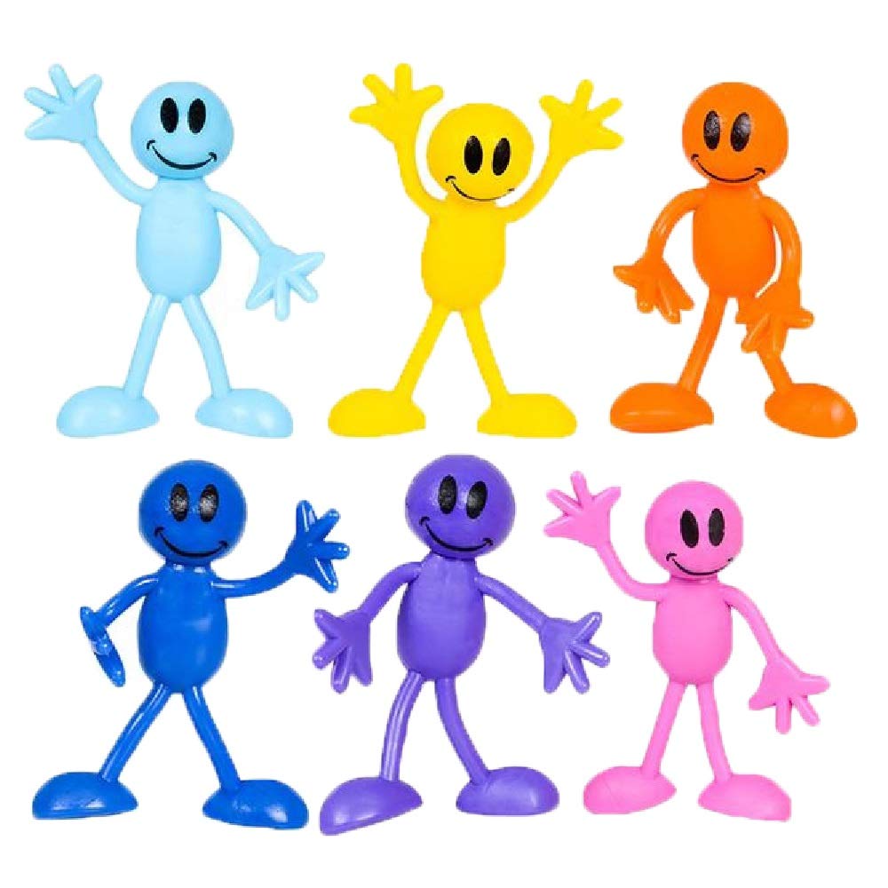 Smileショップ様177 188 189 210 211 Amazon.com: Zugar Land Colorful Bendable Smile Figures (3