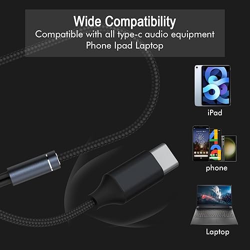 Miniatura 7 de Auriculares USB C con cable para Samsung, tipo C con cable magnético intrauditivo con micrófono para teléfonos celulares Galaxy S23 Ultra S22 S21