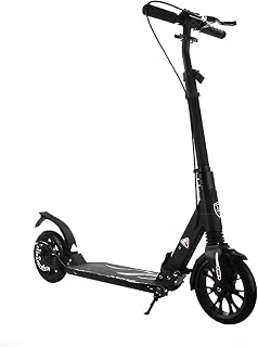 MYAOU Stunt Scooter for Kids Ages 6-12 - Dual Suspension - Easy Folding Kick Scooter Street Push Scooters Adjustable Handlebar for Adults Unisex