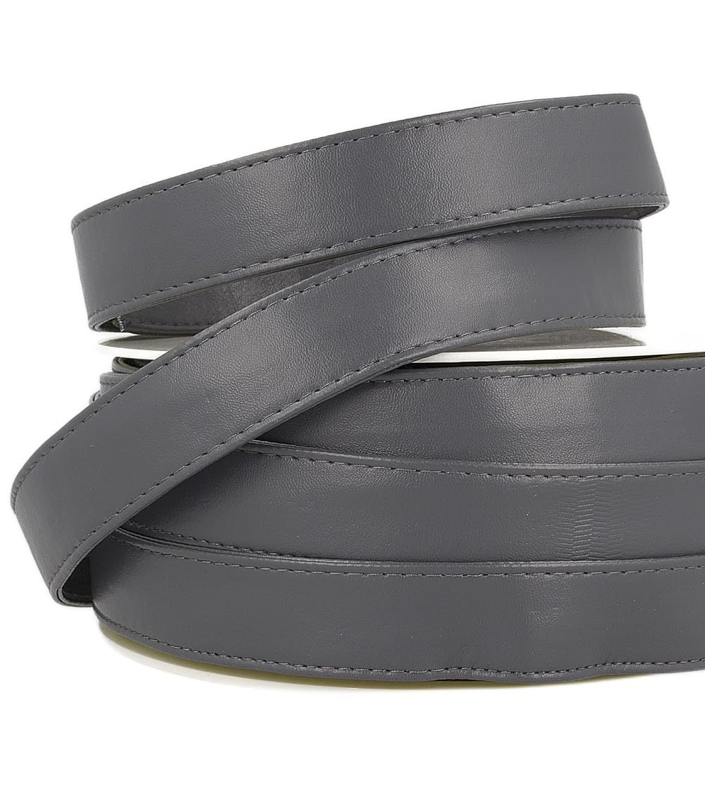 Sangle simili cuir gris foncé 25mm en bobine de 10m pour mercerie