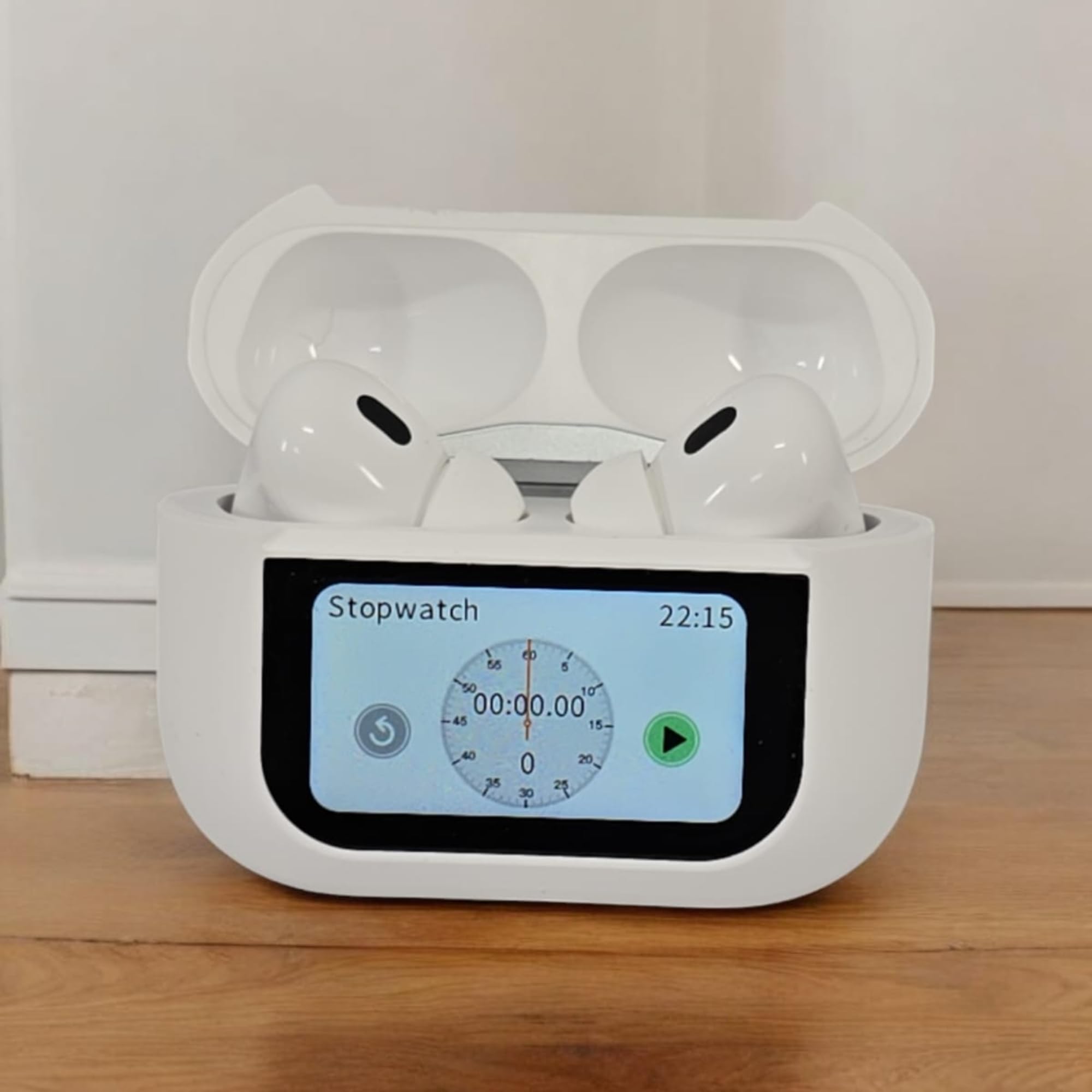 Careem StoreElectro-Bazar Wireless Bluetooth Earbuds with Charging Case, HD Calling, Multi App Notification Support, HD Touch Screen