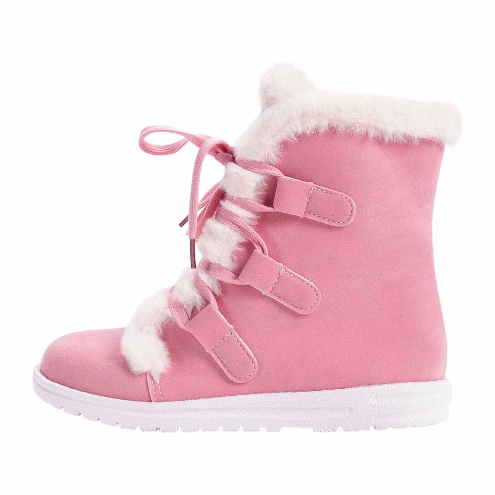 Womens Ankle Boots Booties Black Slip On Ankle Boots Fur Lined Wide Snow Shoes Workout Booties Heavy Winter