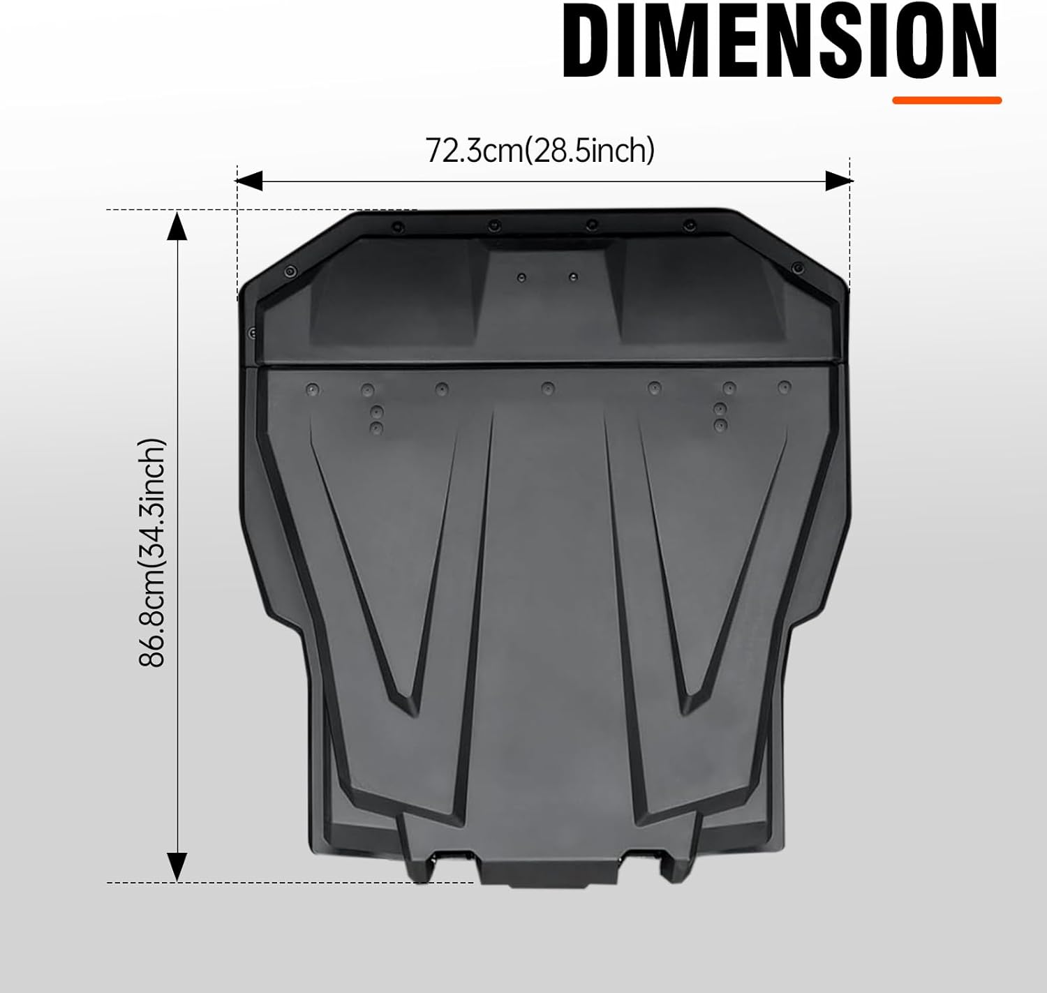 UTV Tonneau Cover Compatible with 2024+ Polaris RZR XP 1000/ XP 4 1000 Accessories Heavy-Duty Cargo Bed Cover Waterproof Tonneau Cover Replacement for 2884548