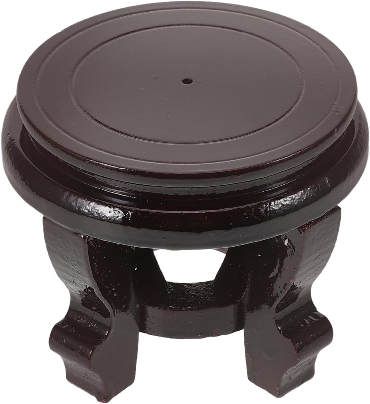 Mipcase 2pcs Wooden Plant Stand Rustic Indoor Plant Pedestal for Flower Pots Charming Home Decoration Natural Holder Compact Design for Spaces Height