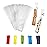 Newkita Clear Goodie Bags, Cake Pop & Candy Bags with 4 Twist Ties, 100 Pack