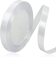 Vista 114 de Cinta dorada para envolver regalos, cinta de satén de 1 pulgada x 25 yardas para manualidades, fabricación de lazos para el cabello, coronas, ramos