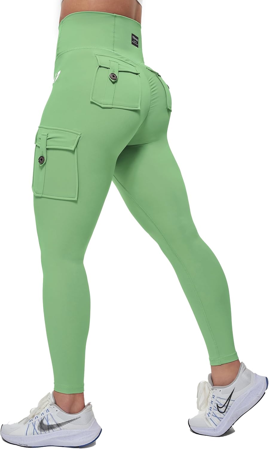 FIRM ABS Women's Active wear Leggings,Cargo Pockets Design, Squat-Proof and Non See-Through Pants for Workout, Yoga, Running