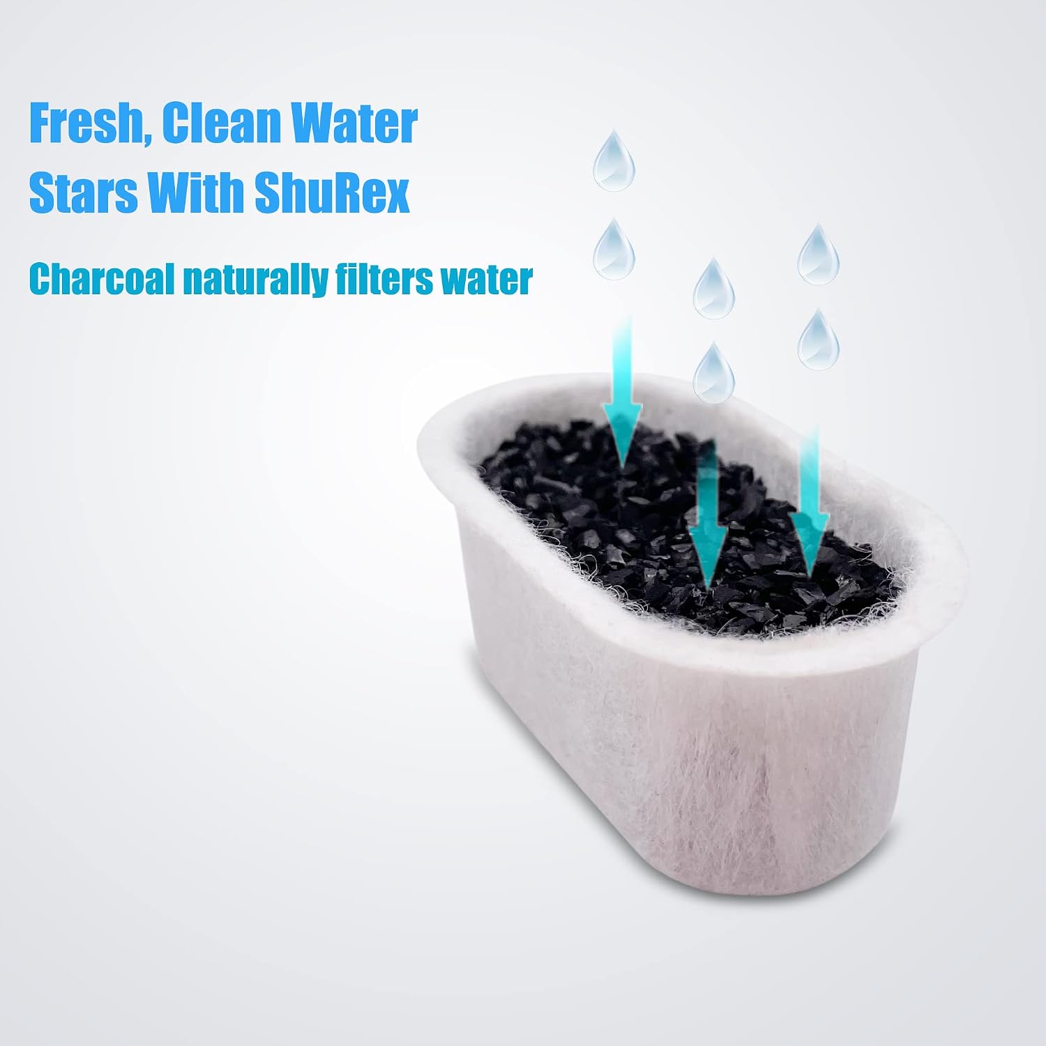 6Pcs Advanced Water Filter Cartridges for Mr. Coffee Easy Measure image 5