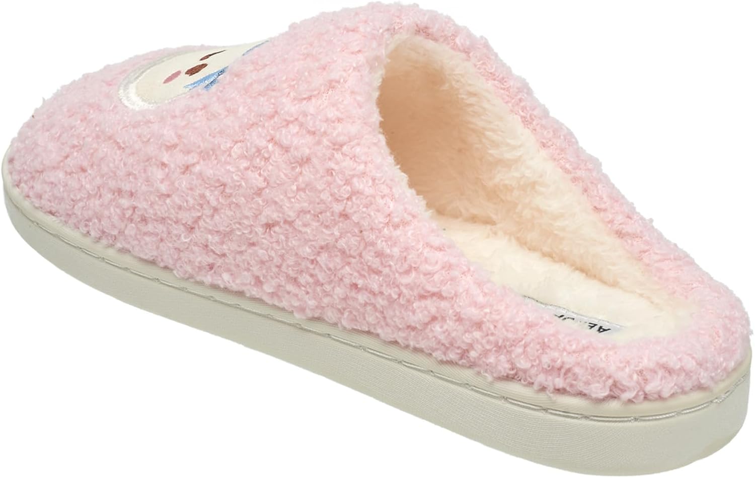 AEROPOSTALE Women's Slippers - Fuzzy Cushioned Comfort Slip-On House Shoes Clog Slipper, Indoor Outdoor Slippers - Printed Design- Slippers for Women