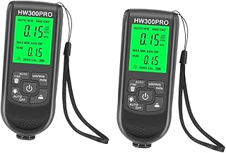 SOLUSTRE Medidor De Espessura De Revestimento Para Pintura De Carro 2 Peças Medidor De Espessura De Filme Molhado Medidor De Profundidade Colorímetro Medidor Eletrônico De Tinta