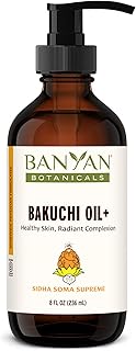 Banyan Botanicals Bakuchi Oil+ – Natural Face Oil & Body Oil – with Bakuchiol & Ayurvedic Herbs to Support Healthy & Radiant Skin – 8 oz – Non-GMO Sustainably Sourced Physician-Formulated