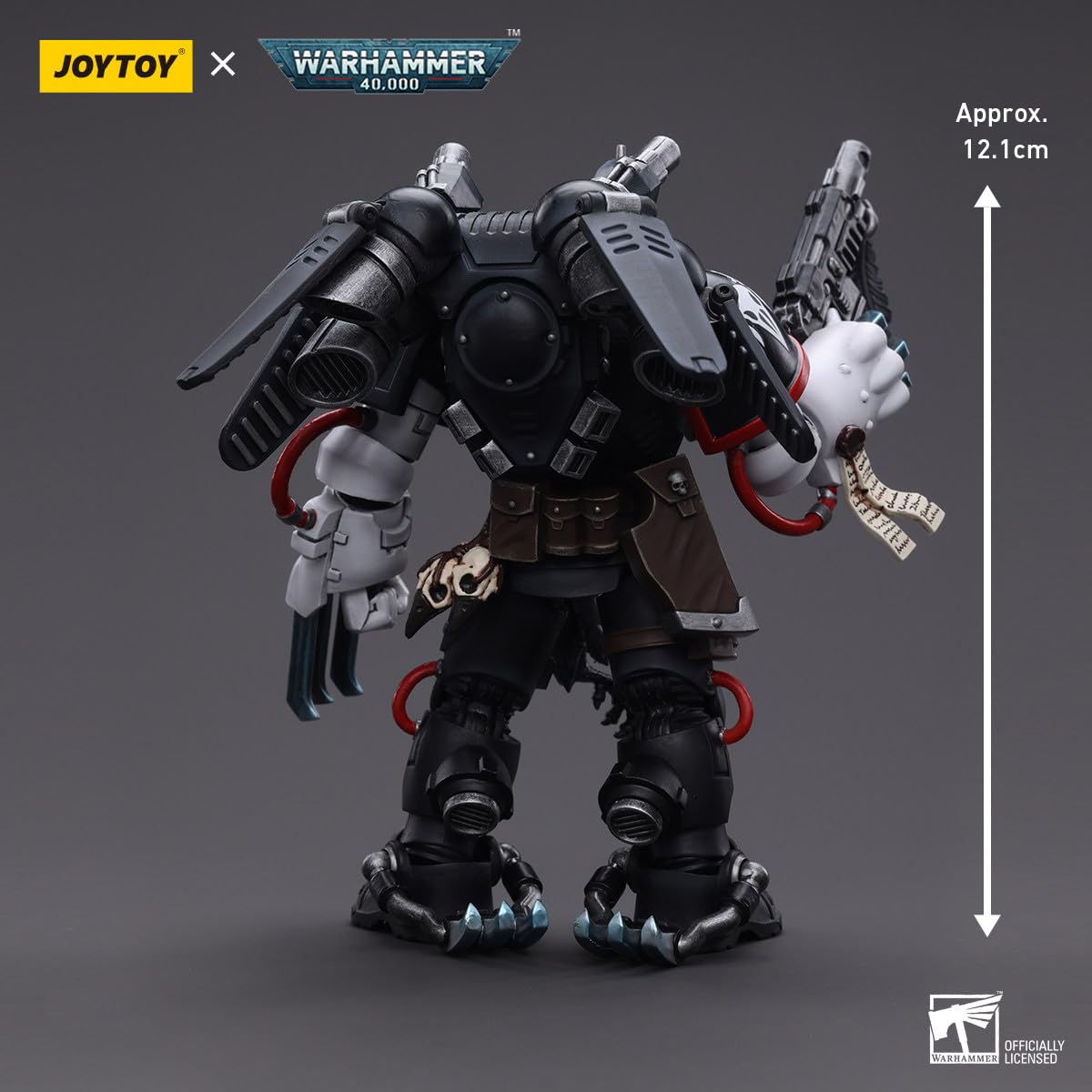 HiPlay JOYTOY Warhammer 40K Raven Guard Chapter Master Kayvaan Shrike (JT6427) Action figure in scala 1/18