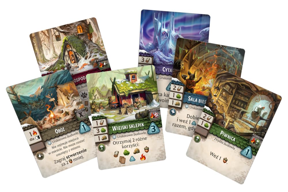 Rebel | Everdell: Srebrnoszrony | Gra Planszowa | 1-4 Graczy | Od 10 lat | Czas gry: ok. 75 minut | Edycja polska