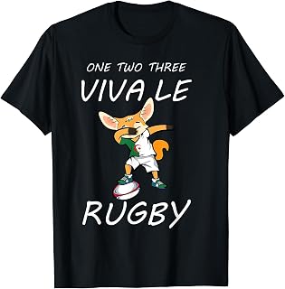 One two three viva algeria supporter rugby fénnec dab T-Shirt