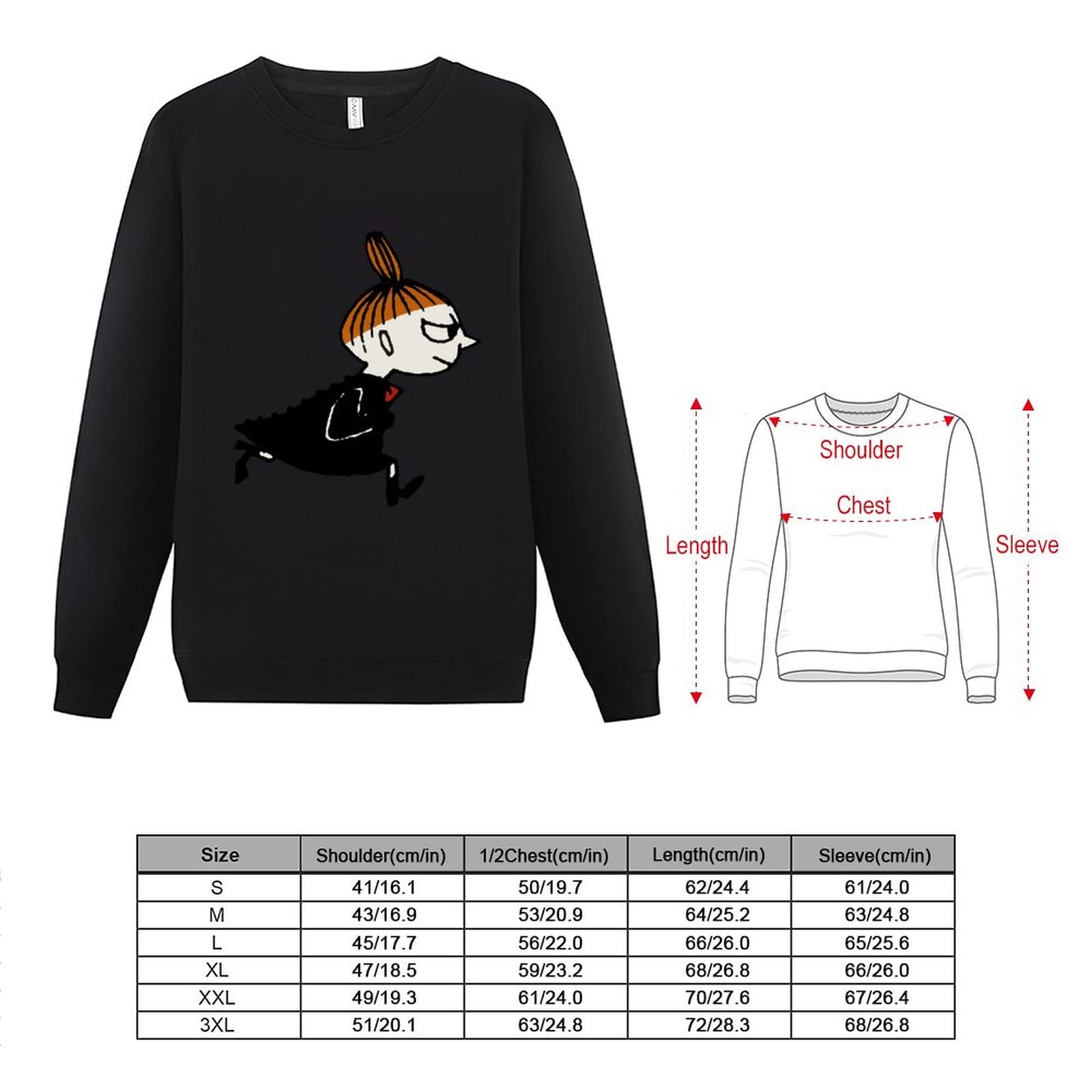 Amazon.co.jp: ムーミン リトルミイ パーカー レディース トレーナー