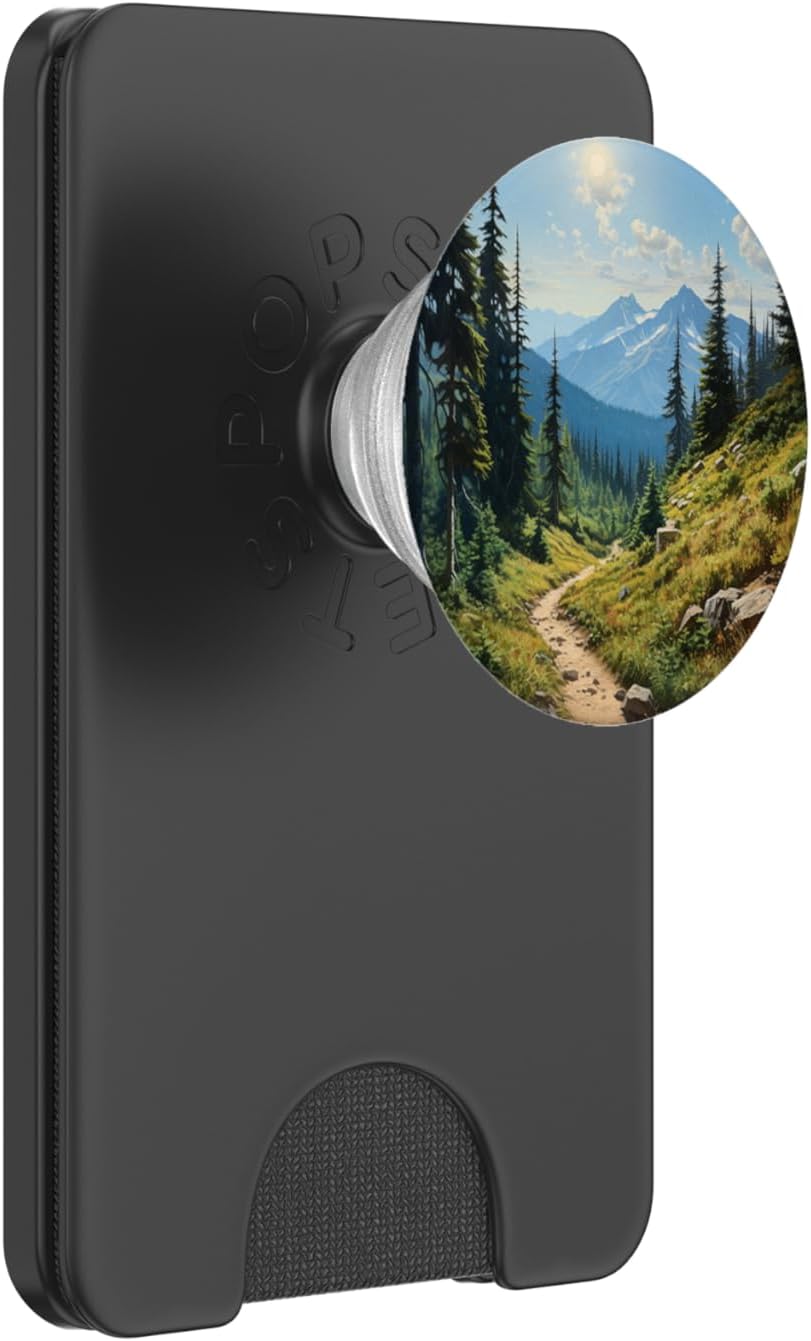 Mountains Wilderness Forest Hiking Pine Tree Nature PopSockets PopGrip for MagSafe