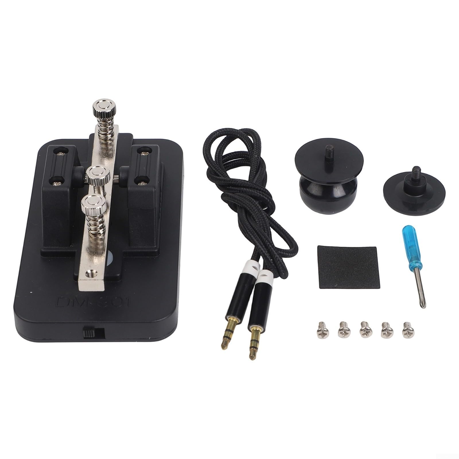 DM901 per l'oscillatore dell'istruttore di codice morse con tasto di tono e doppia uscita per l'apprendimento radio CW e la pratica di hobby