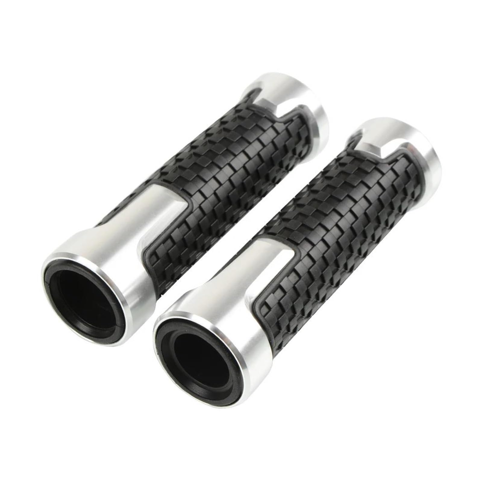 Poignées de guidon de moto en alu silver pour Ducati Monster 821 et 1200S