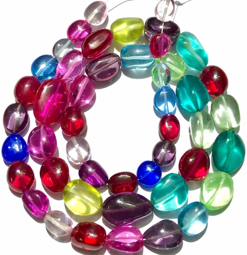 Multi-spinelles de 8-10 mm en perles naturelles lisses pour fabriquer un cadeau de bijoux unique