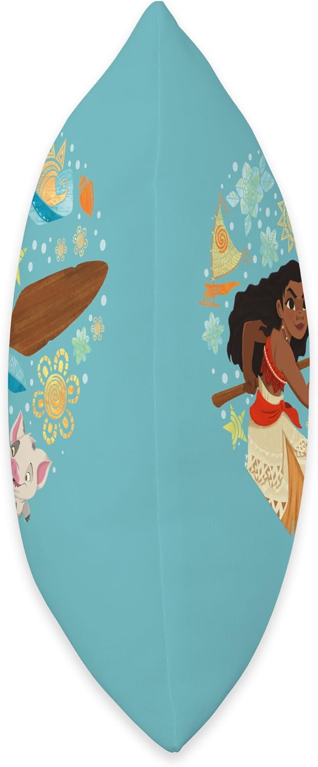 Disney Princess Moana HEI HEI Pua Collage Heart Throw Pillow