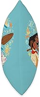 Vista 2 de Disney Princess Moana HEI Pua Collage - Almohada de corazón, 16 x 16 pulgadas, multicolor