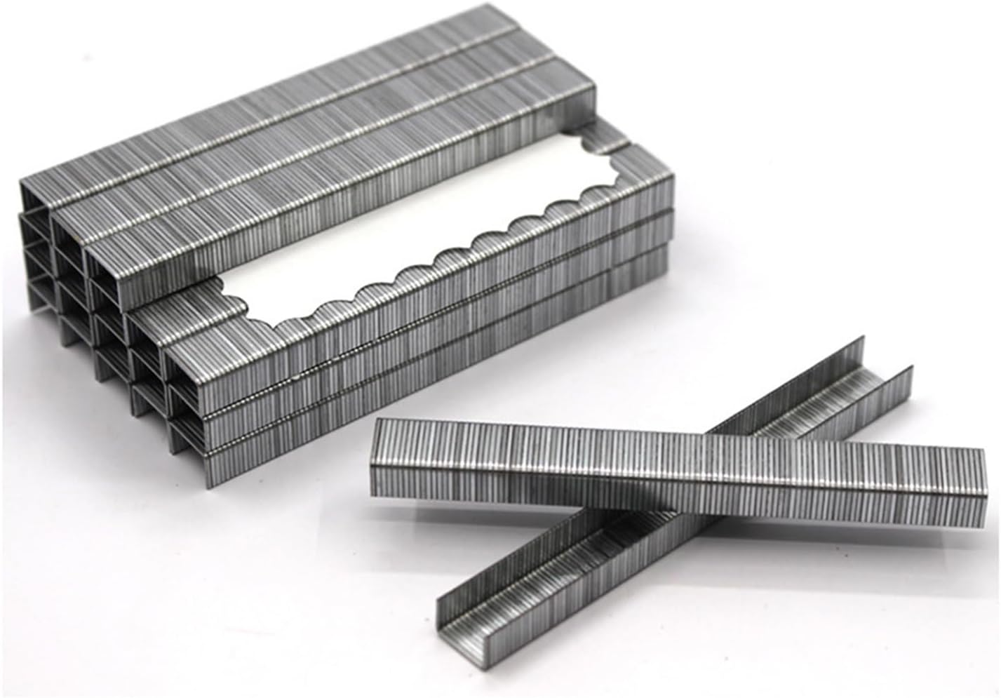 Pneumatic Power Nailer Decorative Tool Stapler Heavy Duty Paper Window Nail Gun Tools with 2400pcs Nails Stainless Steel Use for Furniture Binding Woodworking