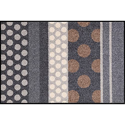 Salonloewe Efia sld0457-050x075 Paillasson Lavable, Motif: Glamour Dots/Pois Gris, 50 x 75 cm, Tapis d´entrée intérieur et extérieur Cover