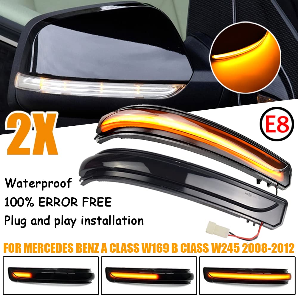 Indicatore di direzione dinamico a LED specchietto retrovisore per Mercedes Benz A B Class W169 W245 2008 2009 2010 2011