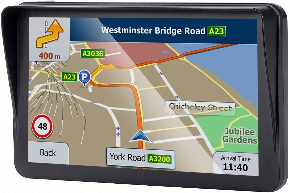 sistema di navigazione per auto con presa per sigaretta