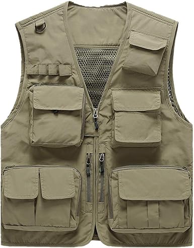 Summer V-neck Men Tactical Utility Vest 