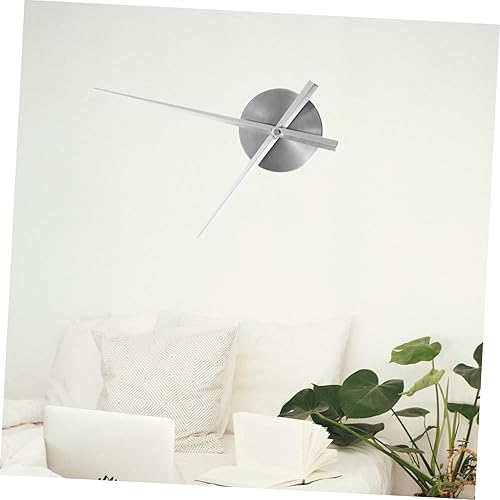 Miniatura 6 de Uonlytech 2 piezas de movimiento del reloj de pared grande reloj manos silencio manos placa DIY