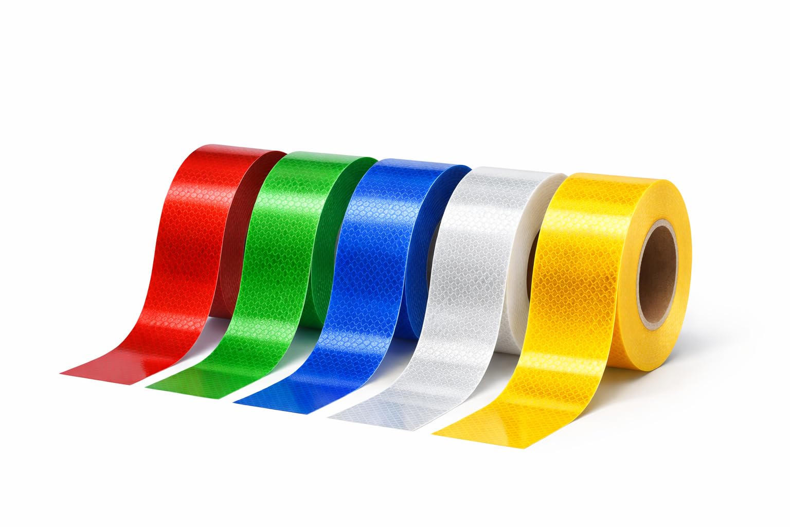 Radiance High Intensity Water Proof Conspicuity Warning Reflective Radium Tape Sticker 2 Inch X 5 Meter Yellow, Red, Green, Blue & White (Set of 5)-image-26