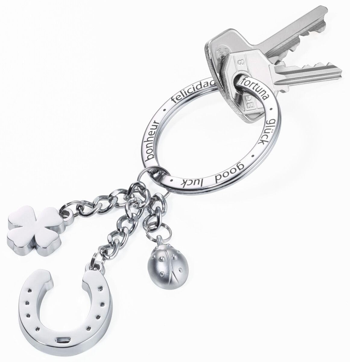 Troika Talizman Brelok do Kluczy, Srebrny, 11 cm
