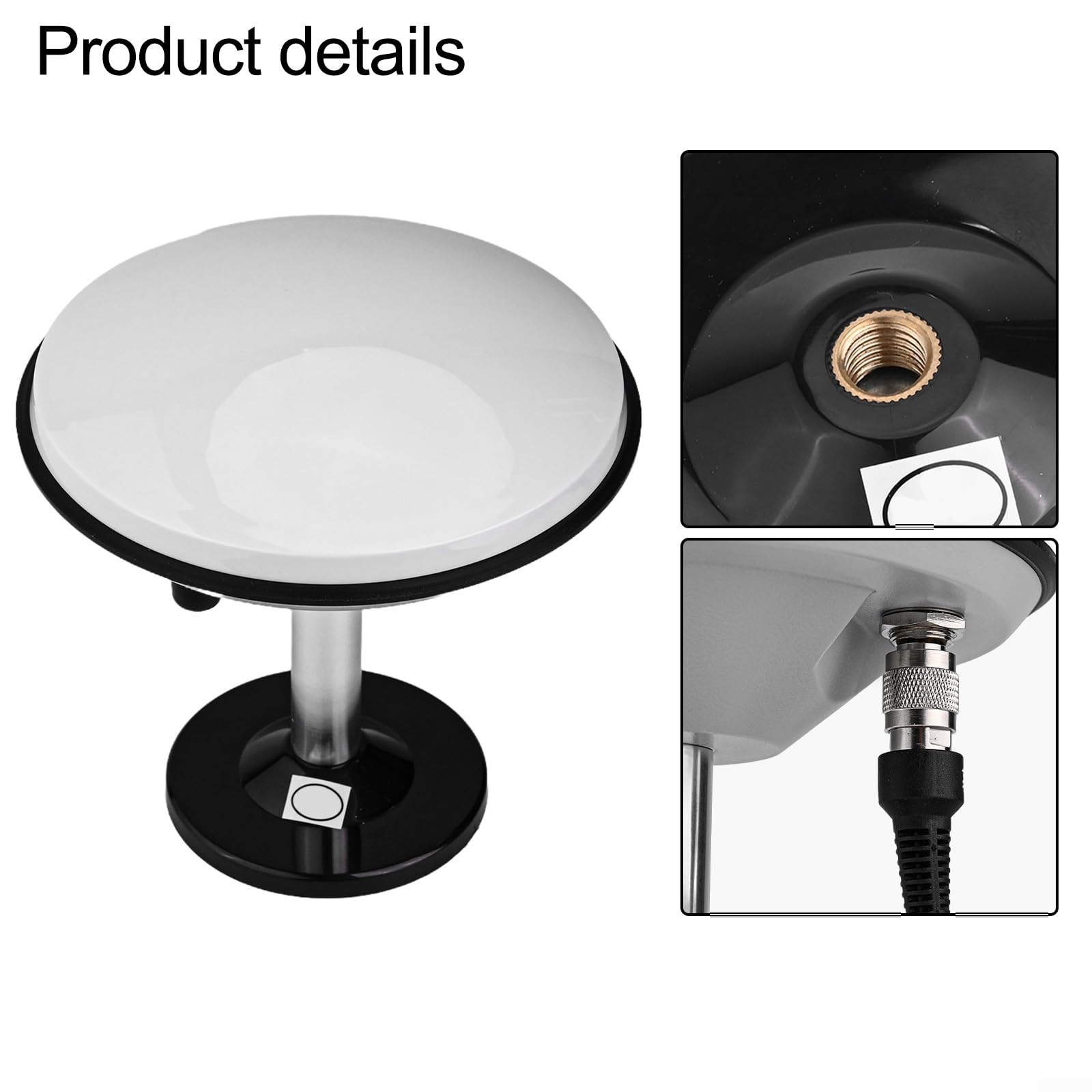 Antena GNSS STARF-107 con base magnética M90SD para topografía de precisión, para recibir bandas de frecuencia GPS, GLONASS, Galileo y Beidou (antena + cable SMA)
