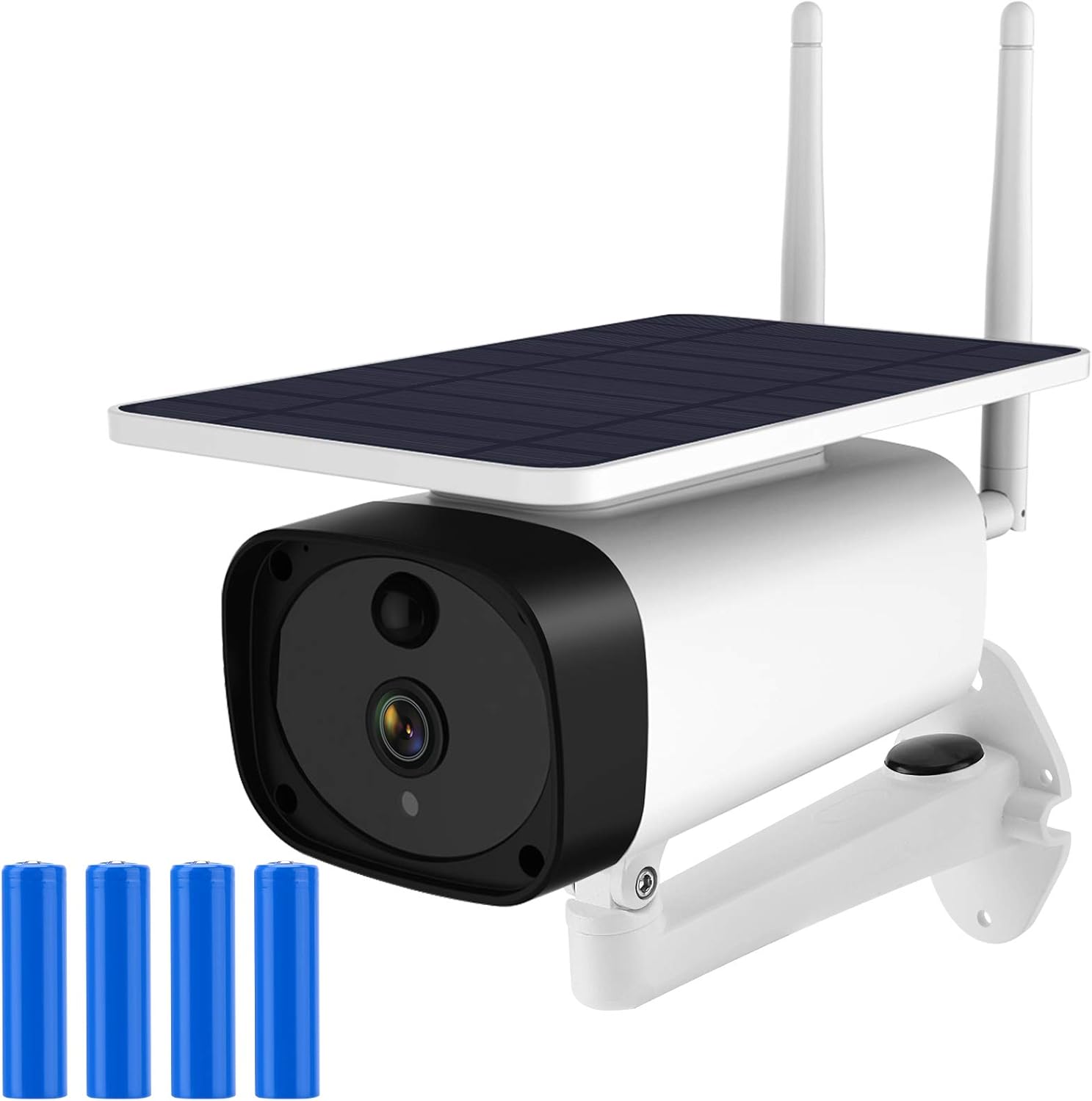 ENSTER Wireless Solar Security Camera Outdoor, Metal Solar